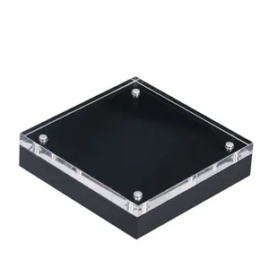 Акриловая коробка для ювелирных изделий с кристаллами и драгоценными камнями