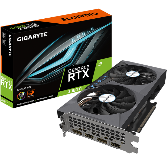 GeForce RTX 3060 Ti EAGLE 8G (rev. 2.0) Gaming Graphics Cards Video Card