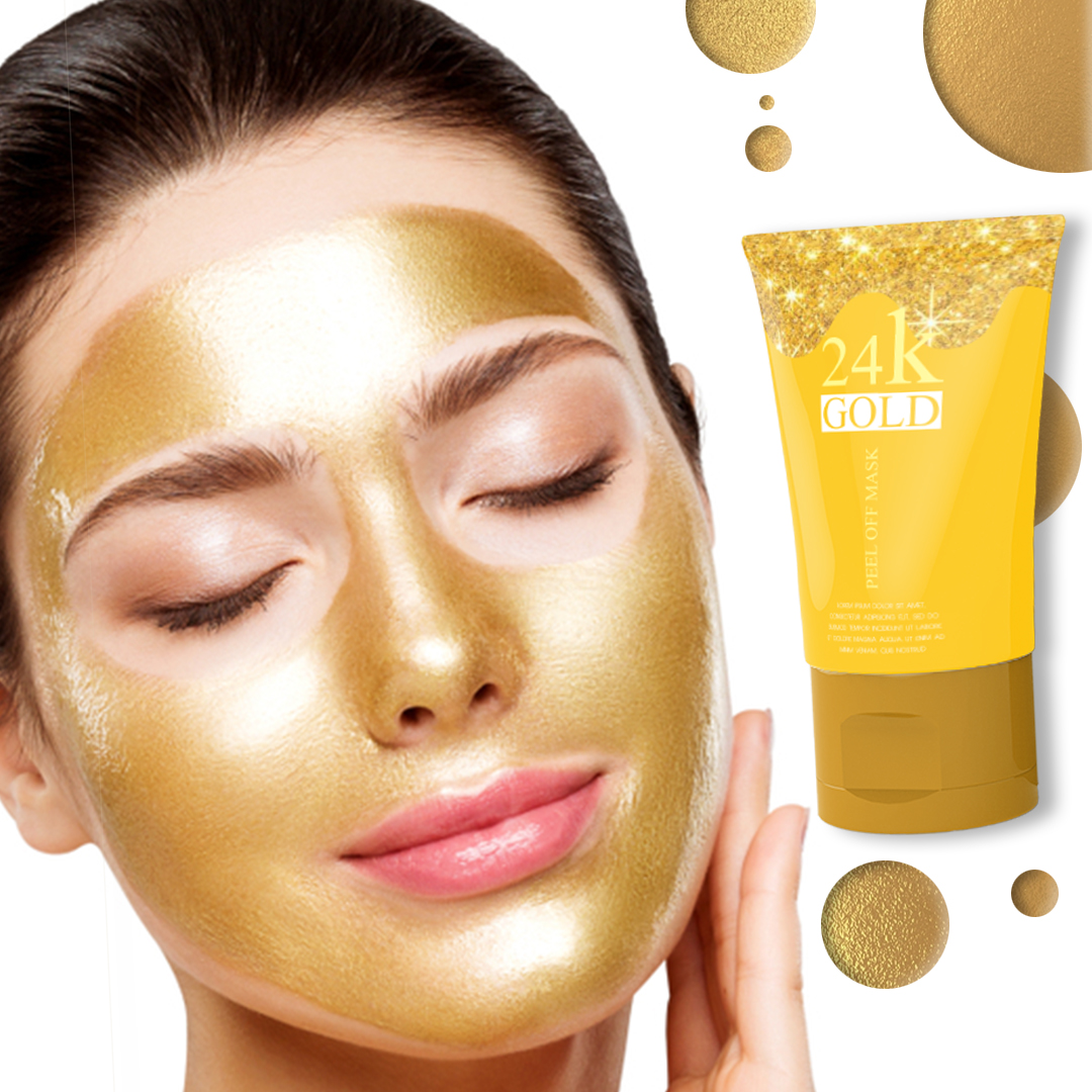 Organic 24K Gold Peel-Off Face Mask Liquid Skin Care Hydrating Moisturizing Anti-Aging Ingredients by A.G. ORGANICA PRIVATE LIMITED