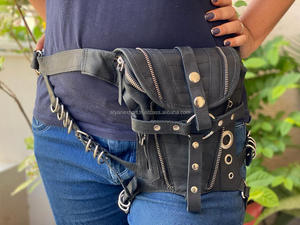 เข็มขัดหนังสำหรับไบเกอร์ใช้เวลาเดินทาง,เข็มขัดหนังดีไซน์แบบอเนกประสงค์มีสไตล์สำหรับทุกเพศ - Product Image 3