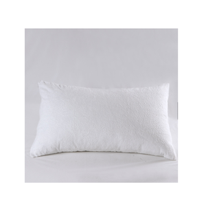 ที่มีคุณภาพสูงขายส่งที่กำหนดเองโลโก้บ้านพยาบาลผ้าฝ้ายปกหมอนกันน้ำปลอดสารพิษสีขาวหรูหราปลอกหมอน - Product Image 1