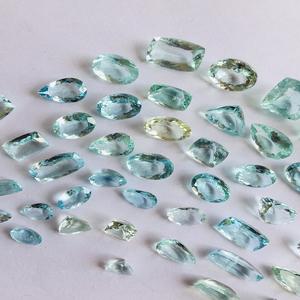 Aguamarina Piedra preciosa suelta IGI Certificado Azul natural Tratamiento térmico Grado AAA - Product Image 2