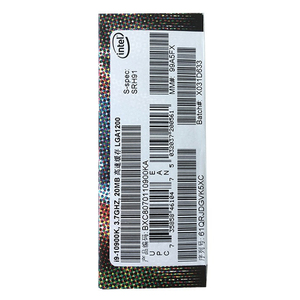 Usato <span class=keywords><strong>Intel</strong></span> Core I9 10900K 10 Core processore Desktop - Product Image 3