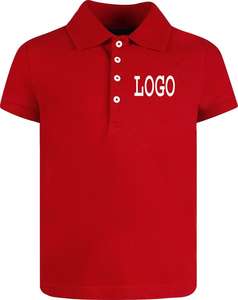 Camiseta de Polo de algodón Original 100% para hombre, Media manga lisa de alta calidad para impresión por sublimación, manga corta de talla grande - Product Image 1