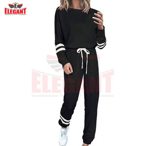 Survêtement pour femmes Ensemble deux pièces d'été Crop Top et pantalon - Product Image 3