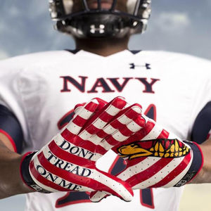 2024 nueva llegada diseño personalizado agarre fútbol receptor guantes para adultos niños de talla grande al aire libre guantes de fútbol americano proveedor - Product Image 2