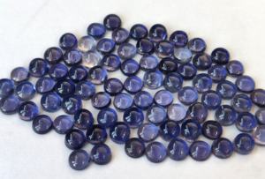 Iolite Cabochon กลมธรรมชาติ3มม. ถึง8มม.-รอบ Iolite Cabochon คุณภาพสูง - Product Image 2