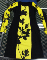 Robe de soirée à imprimé floral, coupe droite, taille basse, manches longues, longueur genou, ajustée, prix d'usine