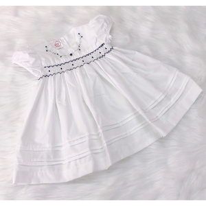 Robe pour filles Vêtements pour bébés Robes smockées d'été pour enfants Robes smockées pour filles Fabriquées au Vietnam - Product Image 3
