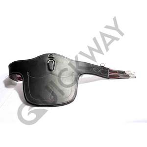 Profesional hecho a mano cuero acolchado caballo circunferencia personalizado marrón negro Color mejor venta calidad personalizada - Product Image 4