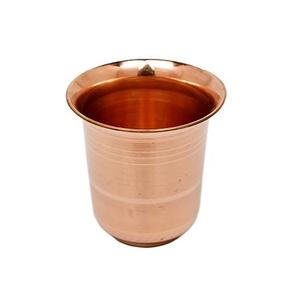 Ensemble de 2 verres à eau ronds avec du cuivre de haute qualité, taille personnalisée, verres à jus au prix le plus bas - Product Image 1