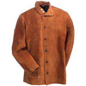Veste de soudage en cuir de vache de qualité supérieure pour vêtements Produit en cuir de premier choix - Product Image 2