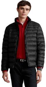 Veste matelassée pour homme avec col montant et fermeture à glissière Veste à bulles pour homme lourd avec doublure polaire chaude - Product Image 2