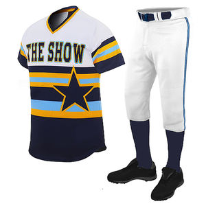 Uniformes Deportivos de Béisbol para Adultos, Diseño Nuevo, Venta al Por Mayor, Personalizados, 100% Algodón Orgánico, Transpirables, de Secado Rápido, para Fútbol Americano - Product Image 1