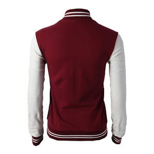 Chaquetas universitarias unisex personalizadas Equipos de béisbol Ropa deportiva de invierno informal Tallas grandes Con bolsillo de piel decorado de poliéster de cuero - Product Image 3