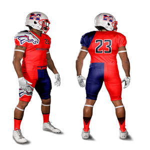 Uniformes de Fútbol Americano Personalizados de Primera Calidad 100% Poliéster, Impresión por Sublimación de 12 Paneles, Transpirables, Antibacterianos, Anti-UV - Product Image 4