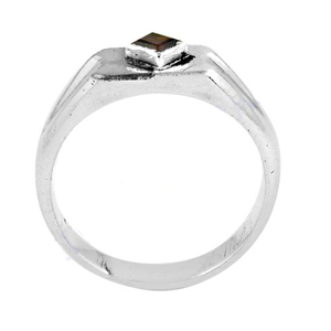 Anillo de Plata de Ley 925 sólido facetado con corte de cojín de Zirconia cúbica roja brillante, anillos circulares fabulosos, regalo de joyería - Product Image 3