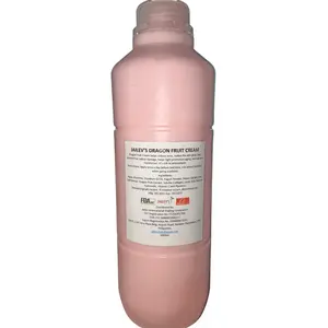 Crème aux fruits de Dragon, étiquette privée, 1 litre