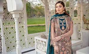 Costumes en coton d'exportation pakistanaise Shalwar Kameez brodés de haute qualité pour adultes - Product Image 4