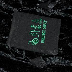 Meilleure offre sur la pochette Reiki Usui imprimée en vert pour le shopping et la pratique du Reiki - Product Image 1