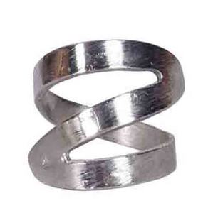 Anneaux de serviette en métal de créateur, accessoire de table stocké pour les fêtes - Product Image 1