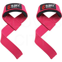 Correas de Levantamiento de Pesas de Algodón Resistentes Personalizadas con Agarre de Goma para Entrenamiento en Gimnasio y Levantamiento de Pesas, Protección Profesional Antideslizante