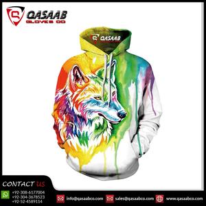 Sweat-shirt à capuche surdimensionné à manches longues respirant avec impression animée 3D personnalisée de haute qualité 2026 - Product Image 6