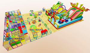 Custom Designed 1000 Square Meter Indoor Playground <b>for</b> Home Adventure Park Shopping Mall - Product Image 2