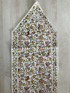 Chemin de table imprimé en bloc à main indien, 14x72 pouces, 1 pièce, style indien - Product Image 5