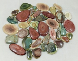 Cabochon en vrac de jaspe impérial naturel fait à la main perle de cristal pierre précieuse pour la fabrication de bijoux en gros - Product Image 4