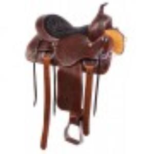 Selles de type anglais en cuir véritable durable de qualité supérieure ensemble de matériel d'équitation Western Horse Tack - Product Image 6