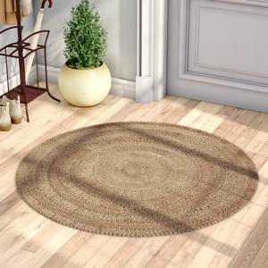 Tapis de paille tissé en herbe de mer naturelle écologique pour sol, décoration de la maison, tapis de chambre, produits fabriqués au Vietnam - Product Image 5