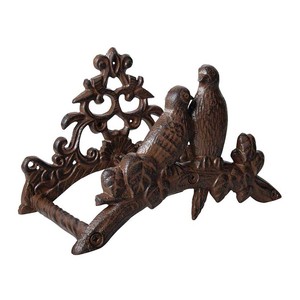 Soporte de Metal para Manguera de Jardín, Accesorio de Hierro Fundido con Revestimiento de Polvo Marrón, Acabado DE LA Mejor Calidad - Product Image 5