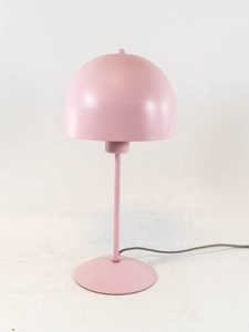 Lámpara de Mesa Rosa con Forma de Hongo, Diseño Minimalista de Metal, Redonda, Decoración Interior para Dormitorio, Ligera - Product Image 2