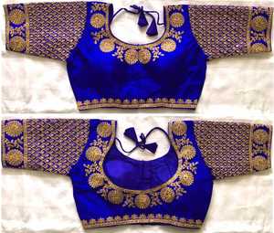 La mayoría de las tendencias desgaste del partido pesado fantasma bordado trabajo blusa mujeres indias desgaste listo para usar precio bajo al por mayor Surat Alphanumero - Product Image 2