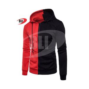 Sudaderas con capucha y cremallera para hombre con logotipo personalizado, ropa deportiva de forro polar de algodón, precio al por mayor, informal, manga larga, ajustada, uso regular - Product Image 1