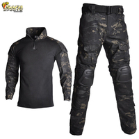 Ensemble de veste de camouflage pour hommes de haute qualité nouveauté polyester respirant résistant à l'eau silencieux pour la chasse