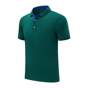 High Quality 100% Cotton Slim Fit for Polo Shirt With Custom Logo Solid Pattern Two Button Short <b>Sleeves</b> and Cotton Collar - Product Image 1