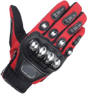 Steel Outdoor Reinforced Brass <b>Knuckle</b> Motorcycle Motorbike Powersports Racing Textile Safety <b>Gloves</b> for Men and Women - Product Image 4