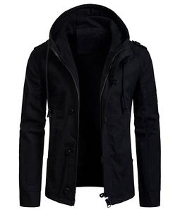 เสื้อฮู้ดดี้ผู้ชายคุณภาพสูง พิมพ์ลายดิจิตอลตามสั่ง ซิปแบบรูด มีกระเป๋า ผ้าโพลีเอสเตอร์ 100% ย้อมสีพื้น ทรงปกติ สำหรับฤดูหนาว ขายส่ง - Product Image 1