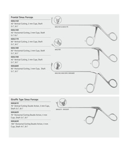 Giraffe Sinus Forceps - Product Image 5