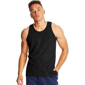 Camisetas sin mangas para hombre, ropa deportiva informal, 100% algodón, tela con logotipo personalizado impreso/bordado, producto barato de alta calidad, último 2022 - Product Image 1