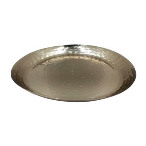 Vente en gros laiton Antique plaqué, couleur gris, fer métallique, service des aliments, assiette imprimée pour Restaurants - Product Image 5