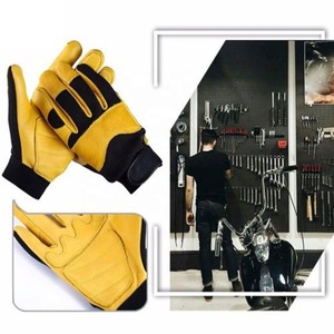 Sandy Nitrile Anti Oil Cut Resistant Impact Gants de mécanicien Gants de travail de sécurité avec caractéristiques anti-vibration - Product Image 2