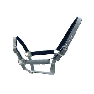 Cabestro de caballo de estilo occidental de tamaño personalizado PP con forro polar y herrajes de zinc Materiales de PVC de cuero de nailon Tipo cabestro de cuerda - Product Image 1