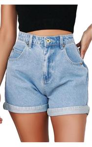 กางเกงผ้ายีนส์ขาสั้นสำหรับผู้หญิงที่ดูเป็นธรรมชาติ & เซ็กซี่เสื้อผ้าแห้งเร็วและยั่งยืนสำหรับสวมใส่สบายๆในชีวิตประจำวัน - Product Image 4