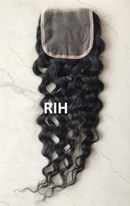วิกผมคนสำหรับปิดแบบลอน4*4ทำจากลูกไม้เกรดวัดบราซิลเลียนจากอินเดีย - Product Image 6
