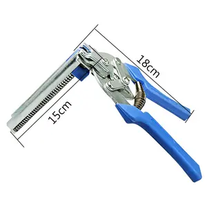 Wholesale Price Animal M Nail Clamp Pliers Manual Hog Ring Wire Cage Clips Tool Chicken Cage Wire Mesh Fencing Plier