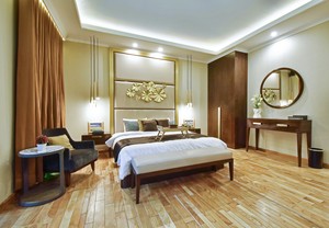 Banco para Pie de Cama Manhattan, Diseño Moderno, Mueble de Dormitorio, Banco de Madera, Asiento para Hogar u Hotel, Estilo Lujoso - Product Image 3