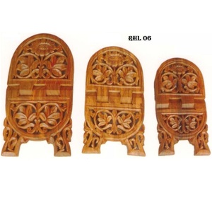Support de lecture de livre en bois finement sculpté rahel kuran support de lecture de livre article religieux - Product Image 1